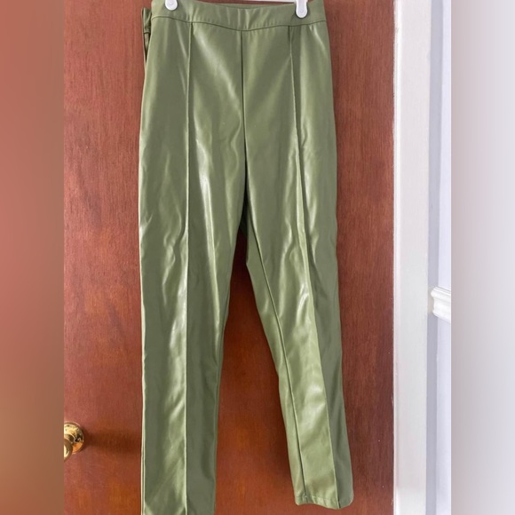 PLT Leather Pants - Picture 1 of 1
